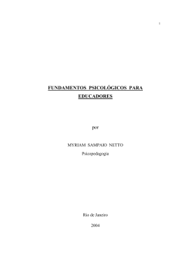 FUNDAMENTOS PSICOL&Oacute;GICOS PARA EDUCADORES por