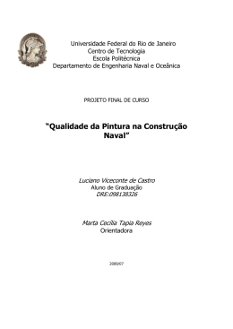 &ldquo;Qualidade da Pintura na Constru&ccedil;&atilde;o Naval&rdquo;