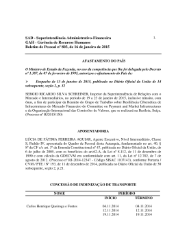 SAD - Superintend&ecirc;ncia Administrativo-Financeira GAH