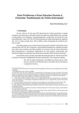 Doze Problemas e Onze Solu&ccedil;&otilde;es Quanto &agrave; Chamada