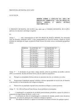 LEI APA PONTA GROSSA