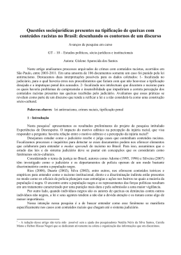 Quest&otilde;es sociojur&iacute;dicas presentes na tipifica&ccedil;&atilde;o de queixas com