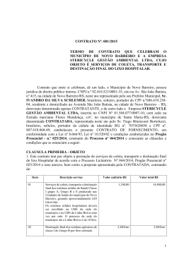 contrato n&deg; 001/2015