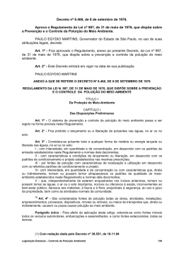 Decreto n&ordm; 8