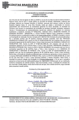 ata edital 09.2015 - Cáritas Brasileira