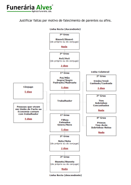Justificar faltas por motivo de falecimento de parentes ou afins.