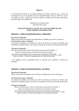 Errata de publica&ccedil;&atilde;o do anexo da Resolu&ccedil;&atilde;o 207