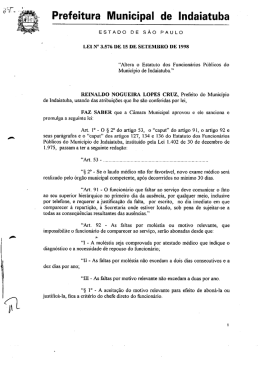 Prefeitura Municipal de` Indaiatuba