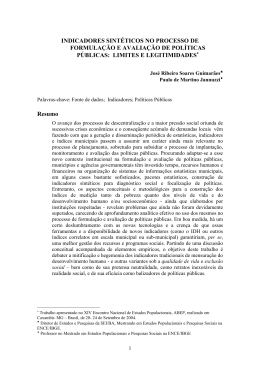 Guimar&atilde;es, e Jannuzzi (2004)