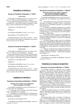 Resolução da Assembleia da República n.º 99/2015