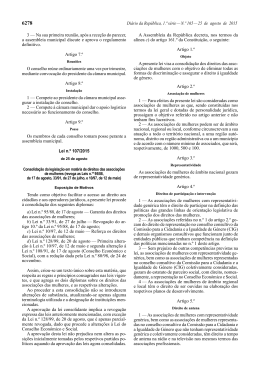 Lei n.&ordm; 107/2015