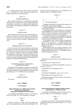Lei n.&ordm; 116/2015