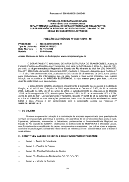 Edital n&ordm; 0559/2010-10