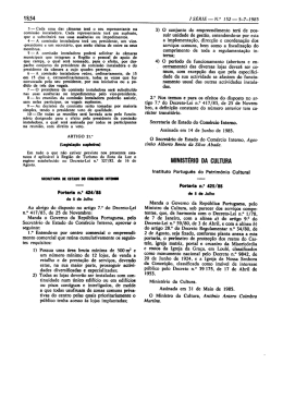 Portaria n.&deg; 424/85 de 5 de Julho