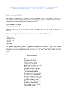 palavras proferidas pelo presidente da direc&ccedil;&atilde;o central da liga dos