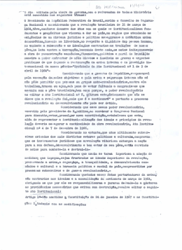 07. Ato institucional de 13/12/68. Ato editado pelo Chefe do