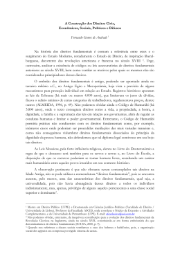 A Constru&ccedil;&atilde;o dos Direitos Civis,