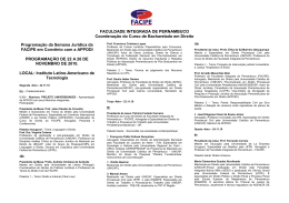FACULDADE INTEGRADA DE PERNAMBUCO Coordena&ccedil;&atilde;o do