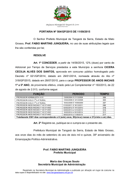 portaria nº 564/gp/2015 de 11/09/2015