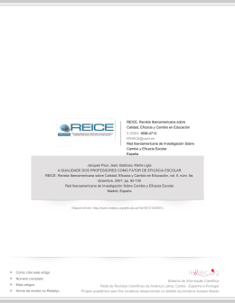 Redalyc.A QUALIDADE DOS PROFESSORES COMO FATOR DE