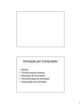 Anima&ccedil;&atilde;o por Computador