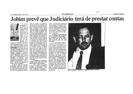 Jobim prevê que Judiciário terá de prestar contas