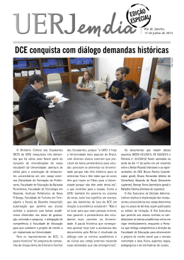 DCE conquista com diálogo demandas históricas