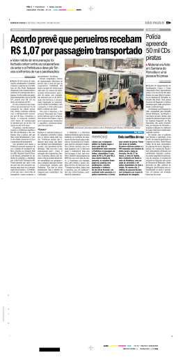 Acordo prev&ecirc; que perueiros recebam R$ 1,07 por