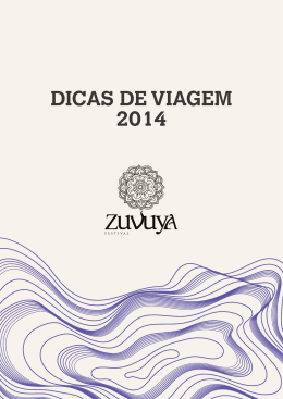 DICAS DE VIAGEM 2014