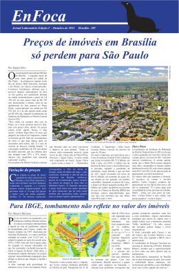Pre&ccedil;os de im&oacute;veis em Bras&iacute;lia s&oacute; perdem para S&atilde;o Paulo