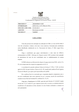 PROCESSO N° 181249/2013-9- SET f INTERESSADO ESPACIAL