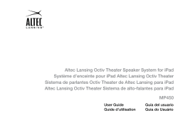 Altec Lansing Octiv Theater Speaker System for iPad Syst&egrave;me d