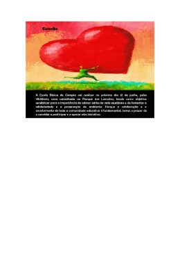 A Escola Basica de Campia vai realizar no próximo dia 12 de junho