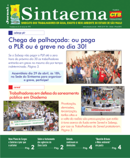 Jornal do Sintaema – Edição 724