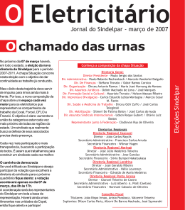 jornal mar-07 - SINDELPAR - Sindicato dos Eletricitários do Paraná