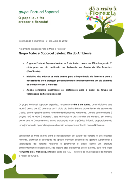 Grupo Portucel Soporcel celebra Dia do Ambiente