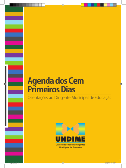 Agenda dos Cem Primeiros Dias