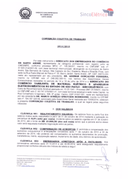 sincoeletrico - sindicato dos comerciarios do abc