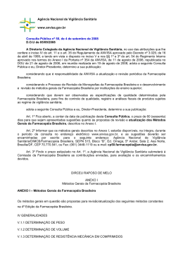 Consulta P&uacute;blica N&ordm; 50 de 4 de setembro de 2008, DOU de