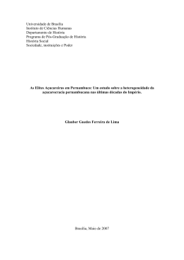 Dissertao Glauber - final - Repositório Institucional da UnB