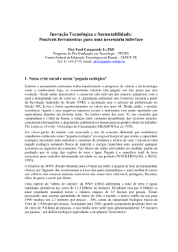 Inova&ccedil;&atilde;o Tecnol&oacute;gica e Sustentabilidade: Poss&iacute;veis ferramentas