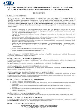 Leia o contrato - Beneficium Card