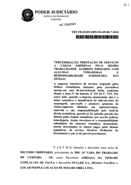 V PODER JUDICIÁRIO