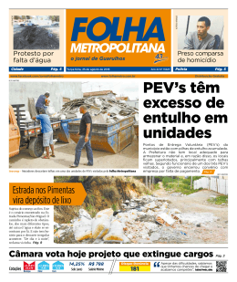 + VEJA MAIS - Folha Metropolitana