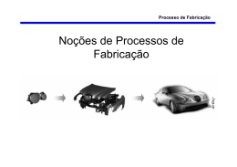 Processo de Fabricação
