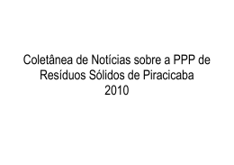Anexo 9 - GEST&Atilde;O de RES&Iacute;DUOS de PIRACICABA