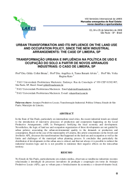 0 URBAN TRANSFORMATION AND ITS INFLUENCE ON