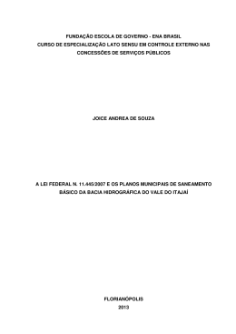 FUNDA&Ccedil;&Atilde;O ESCOLA DE GOVERNO - ENA BRASIL CURSO