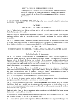 LEI N&ordm; 11.172 DE 01 DE DEZEMBRO DE 2008 Institui