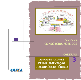 guia de cons&oacute;rcios p&uacute;blicos. caderno 3